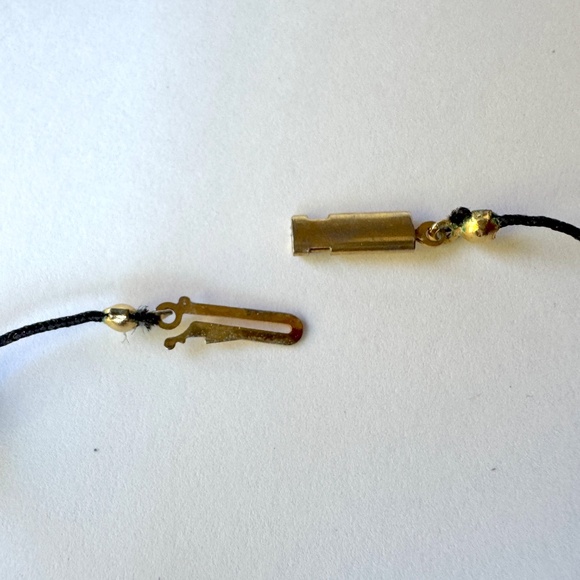 Beaded 16-inch Necklace Choker, Purple Black Lightweight - Picture 4 of 6